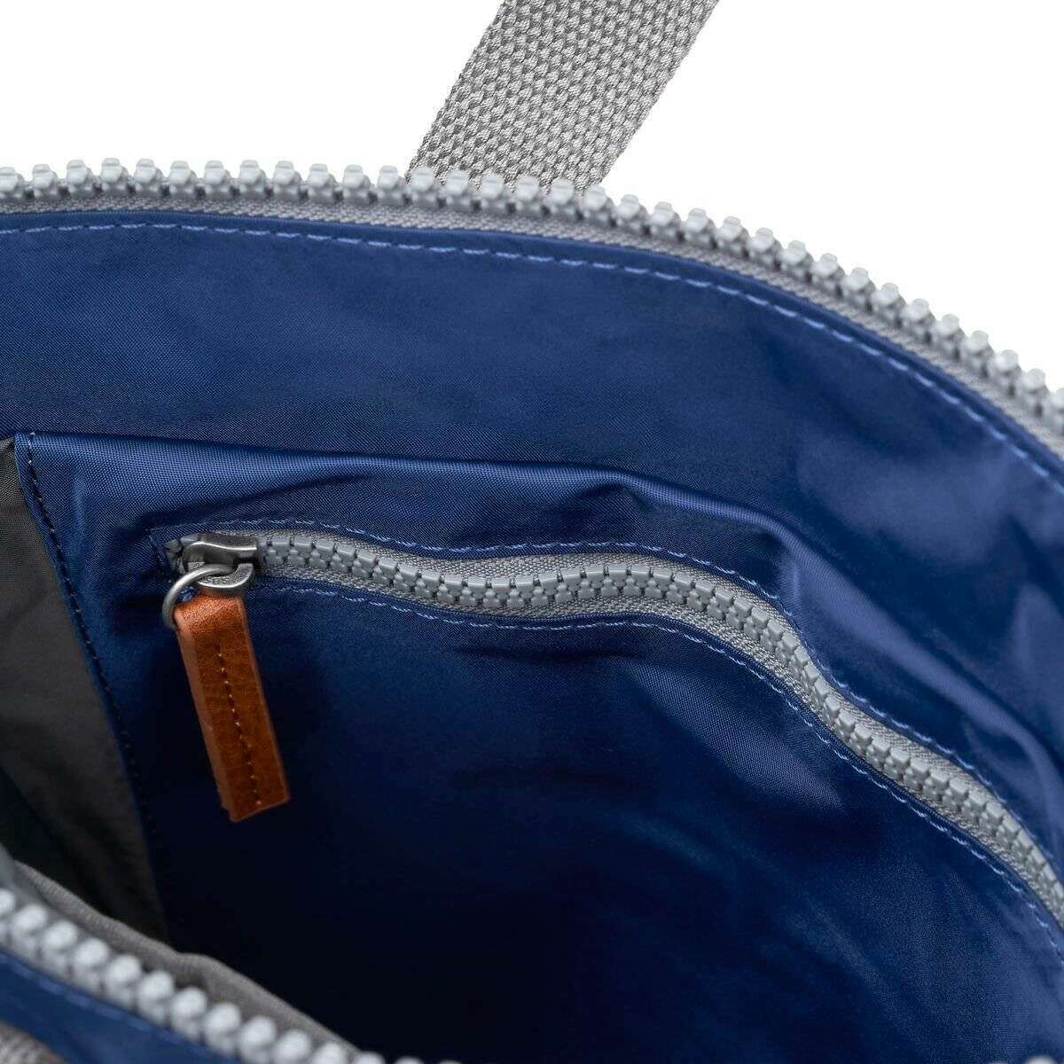 Roka Bantry B Small Recycled Nylon Backpack - Crisp Blue - Image 4