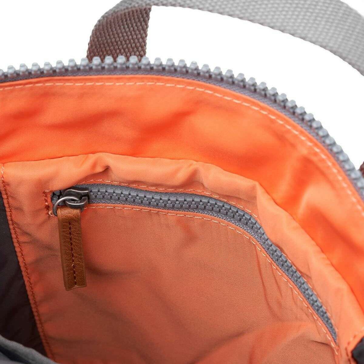 Roka Bantry B Small Recycled Nylon Backpack - Firecracker Orange - Image 4