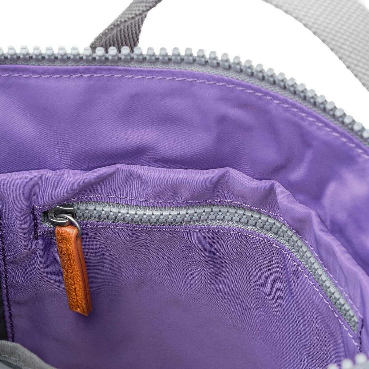 Roka Bantry B Small Recycled Nylon Backpack - Fresh Purple - Image 4