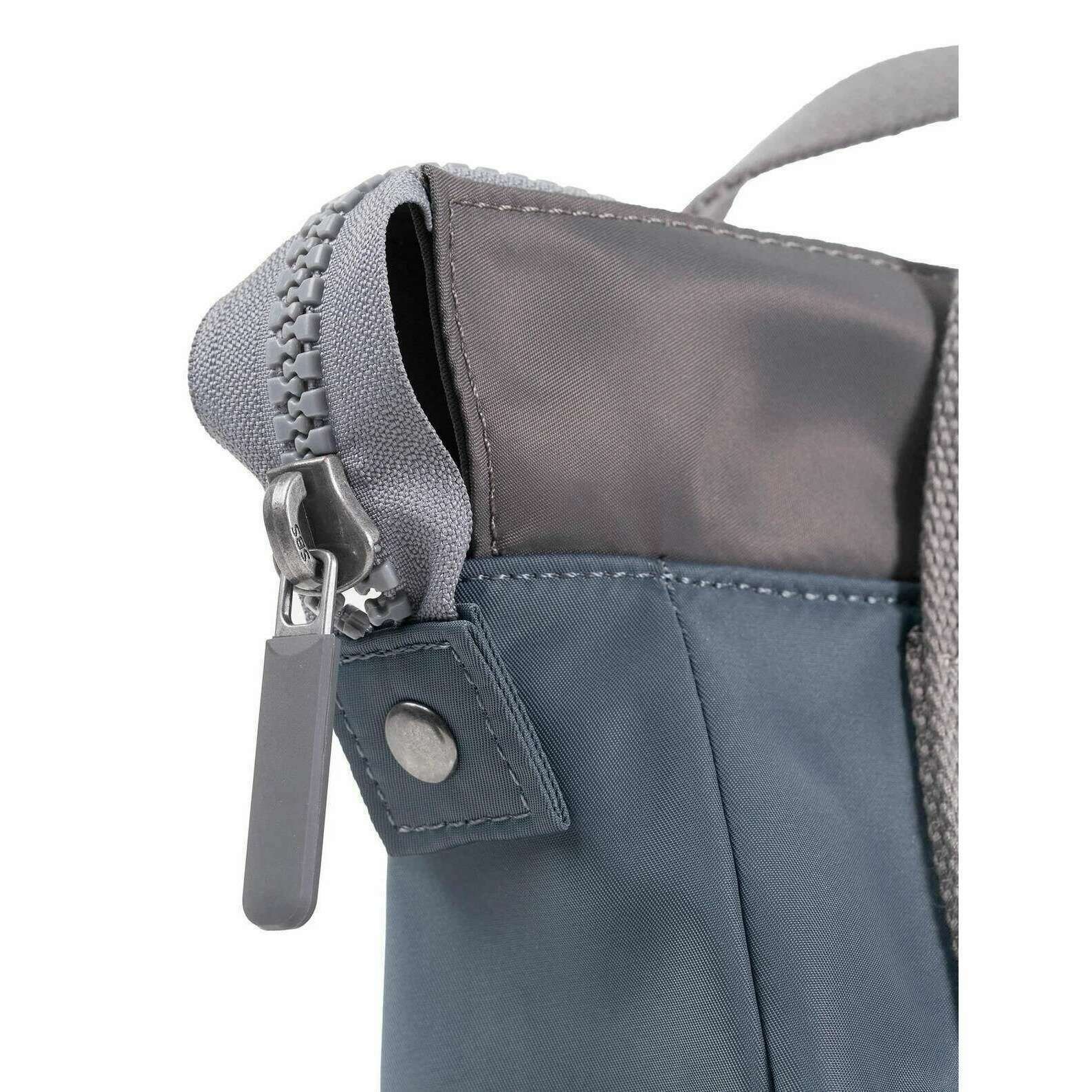 Roka Bantry B Small Recycled Nylon Backpack - Grey Tonal - Image 6