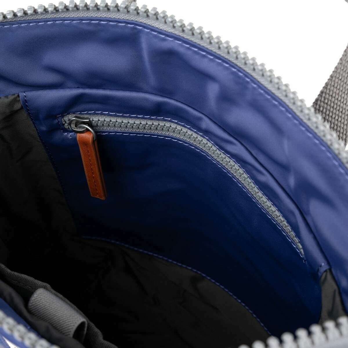 Roka Bantry B Small Recycled Nylon Backpack - Indigo Purple - Image 4