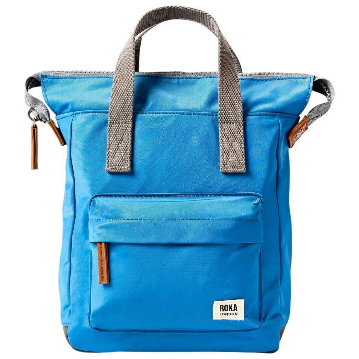 Roka Bantry B Small Recycled Nylon Backpack - Malibu Blue