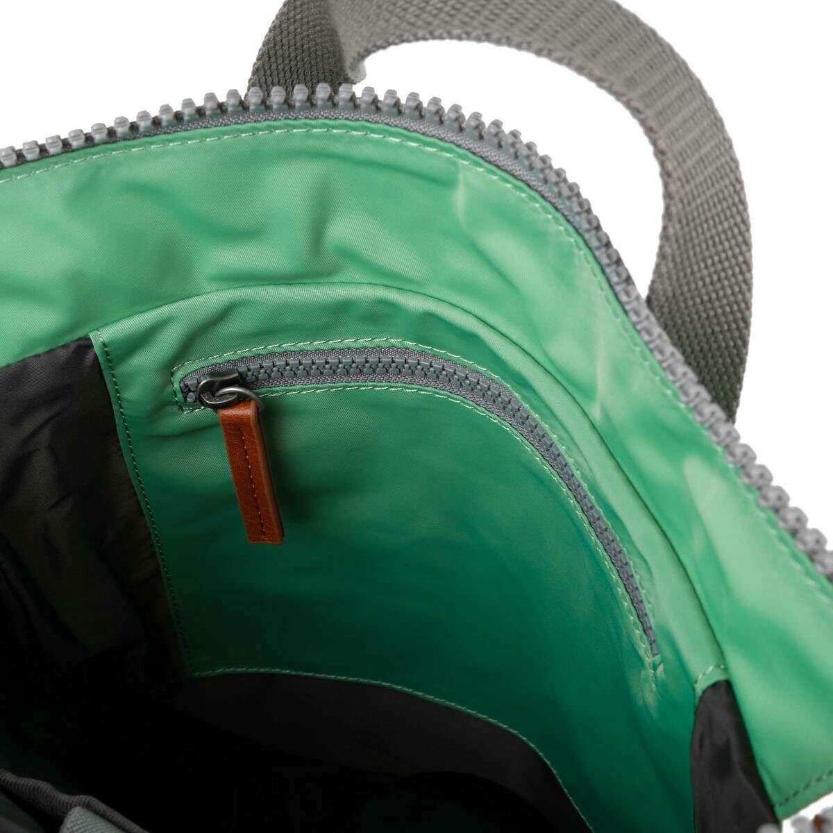 Roka Bantry B Small Recycled Nylon Backpack - Matcha Green - Image 4