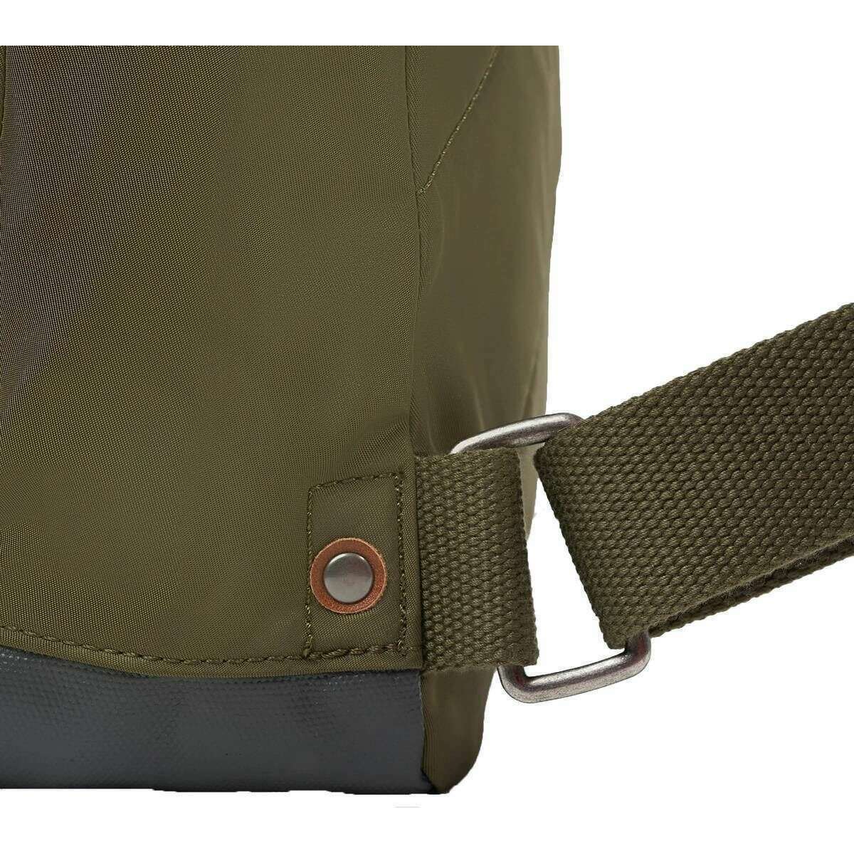 Roka Bantry B Small Recycled Nylon Backpack - Military Tonal Green - Image 5