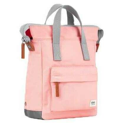 Roka Bantry B Small Recycled Nylon Backpack - Punch Pink - Image 3