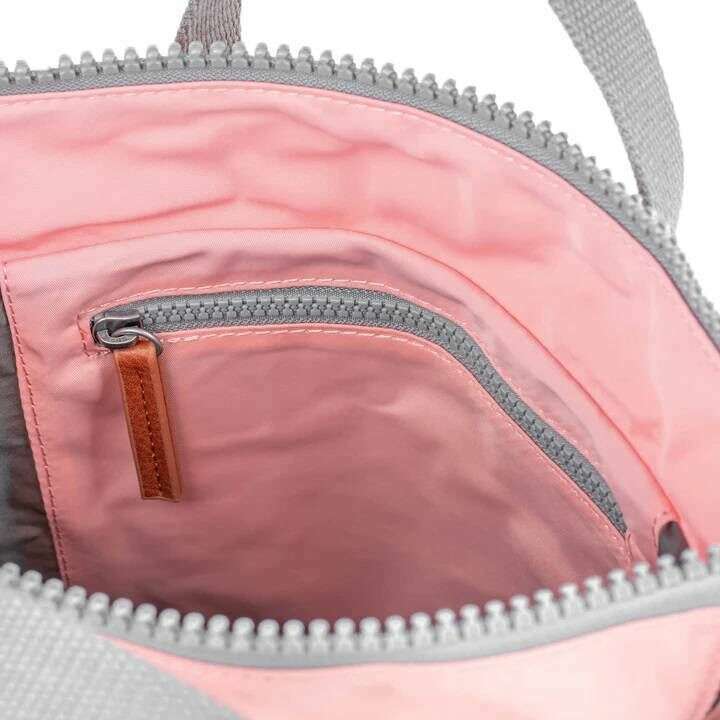 Roka Bantry B Small Recycled Nylon Backpack - Punch Pink - Image 4