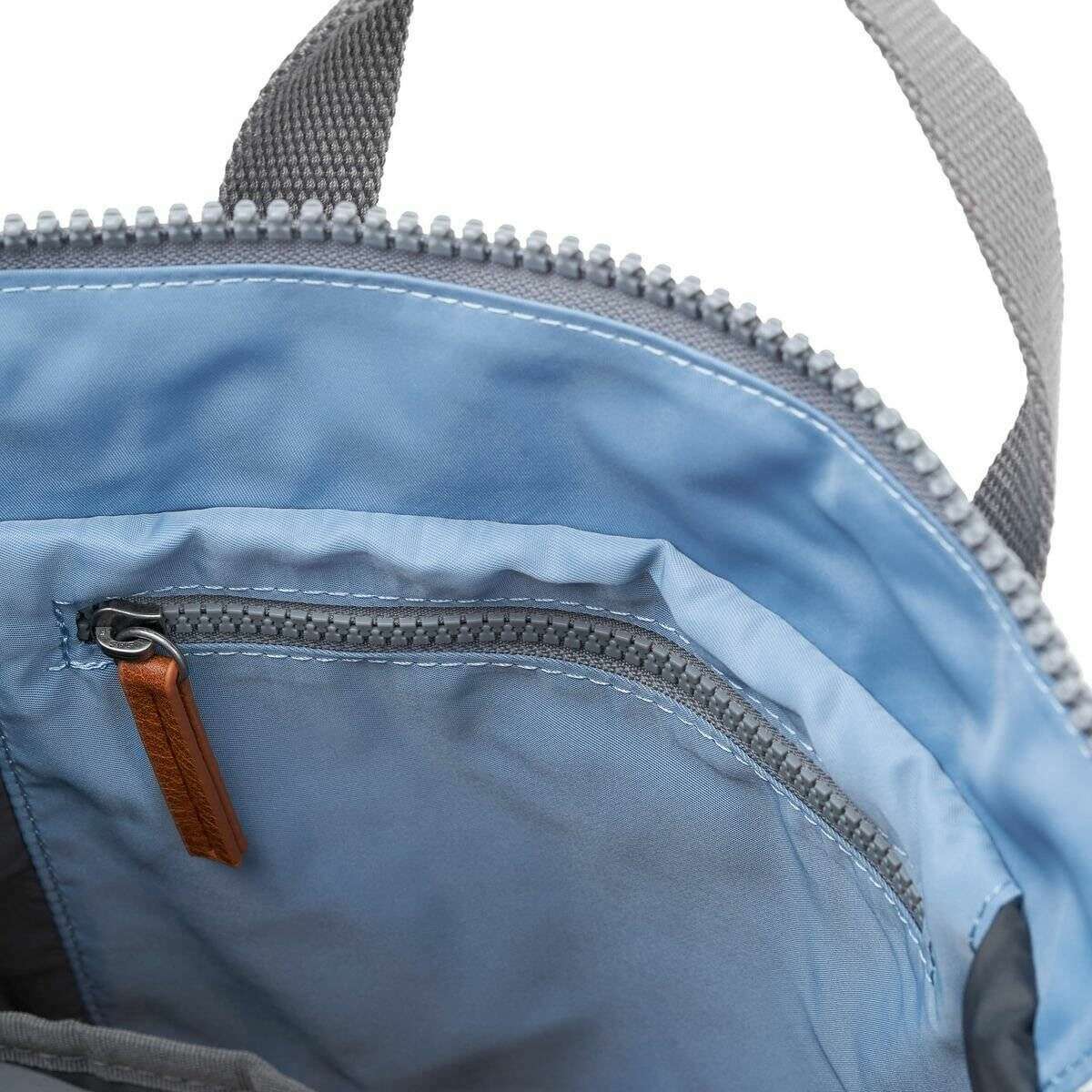 Roka Bantry B Small Recycled Nylon Backpack - Retro Blue - Image 4