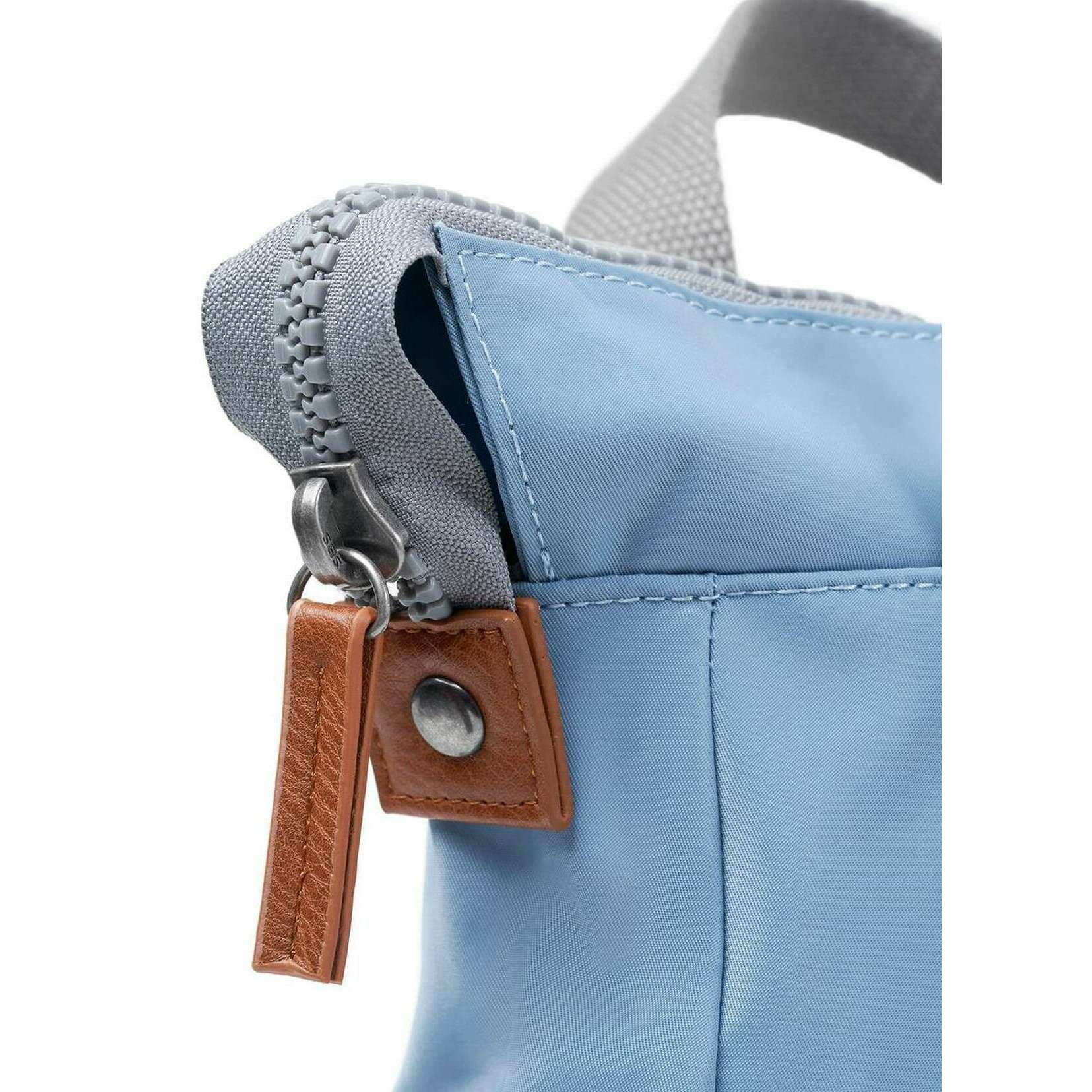 Roka Bantry B Small Recycled Nylon Backpack - Retro Blue - Image 6