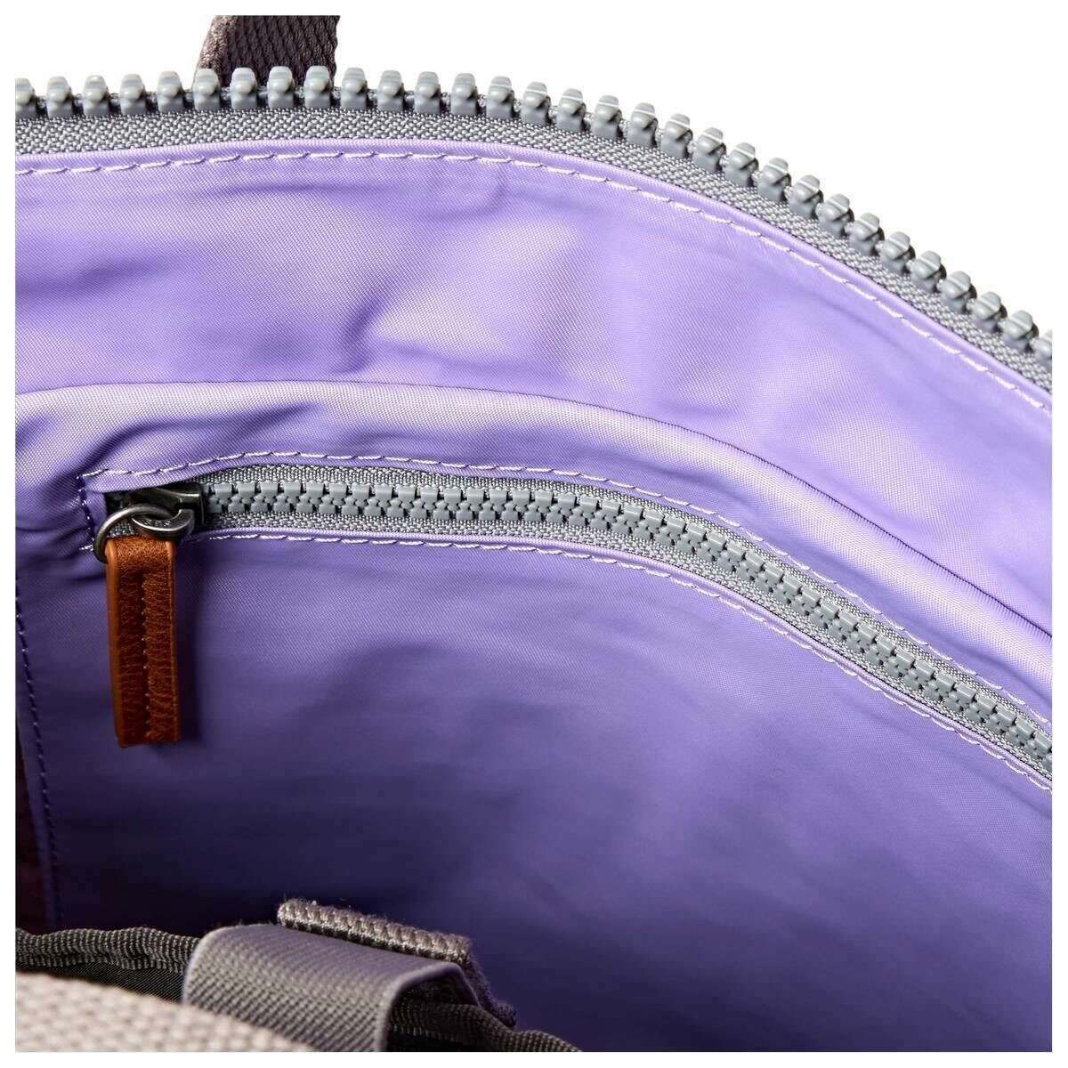 Roka Bantry B Small Recycled Nylon Backpack - Thistle Bloom Purple - Image 4