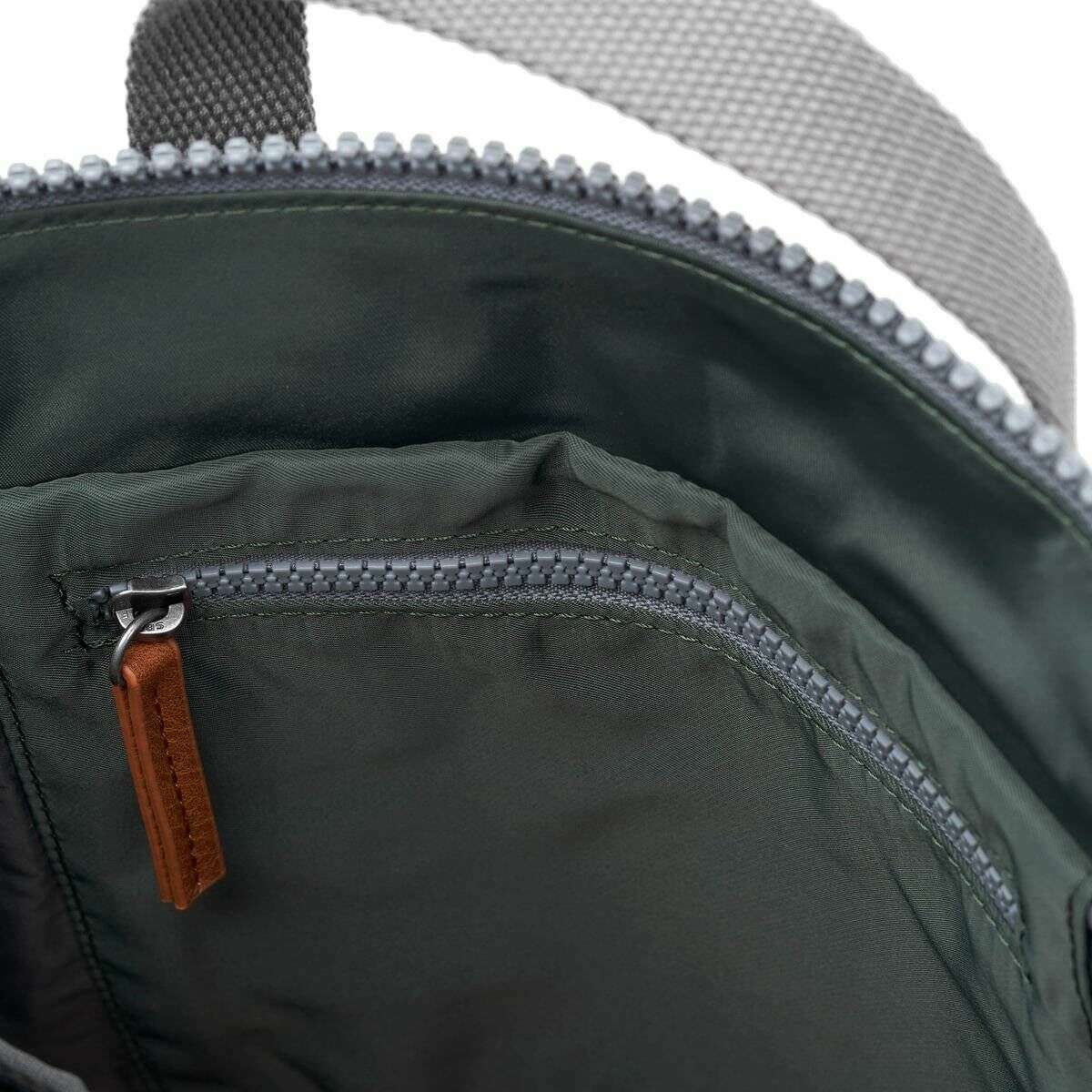 Roka Bantry B Small Recycled Nylon Backpack - Thyme Green - Image 4