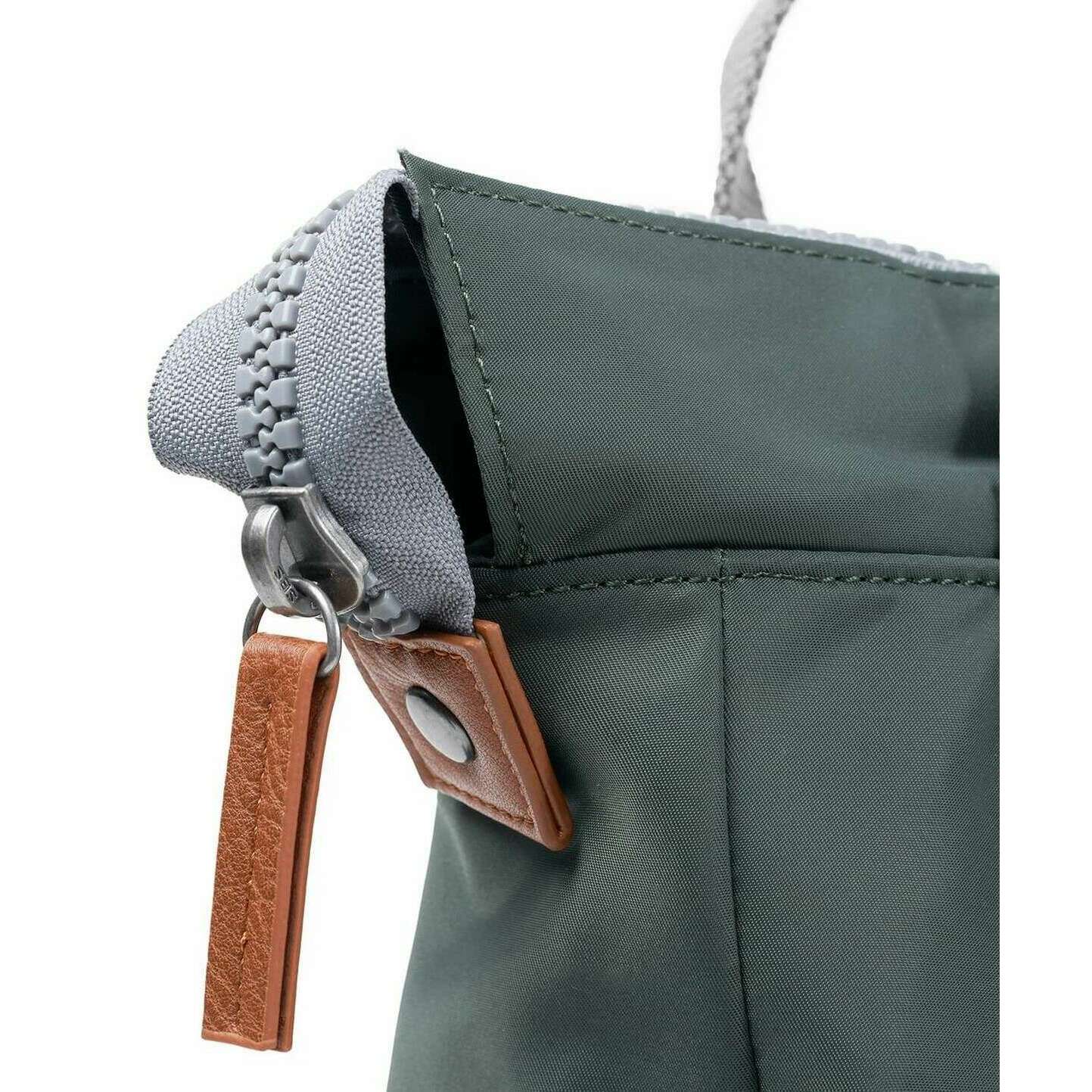 Roka Bantry B Small Recycled Nylon Backpack - Thyme Green - Image 6