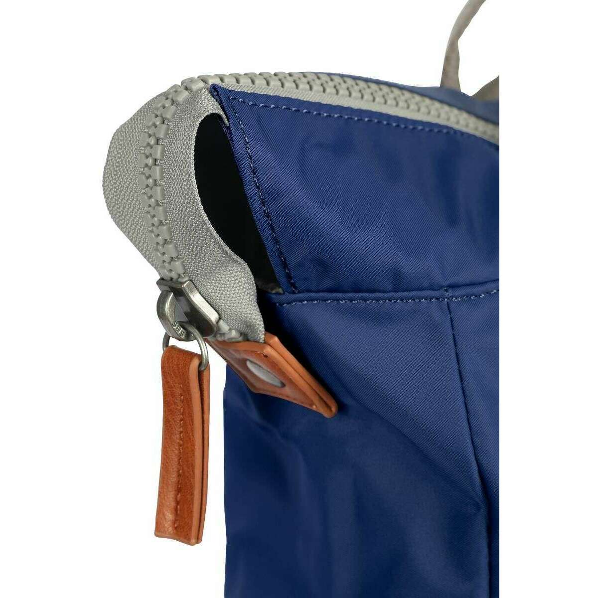 Roka Bantry B Small Sustainable Nylon Backpack - Burnt Blue - Image 7