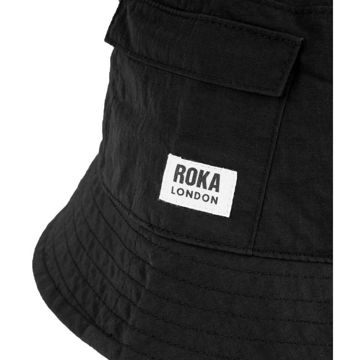 Roka Bedford Recycled Nylon Bucket Hat - Black - Image 5