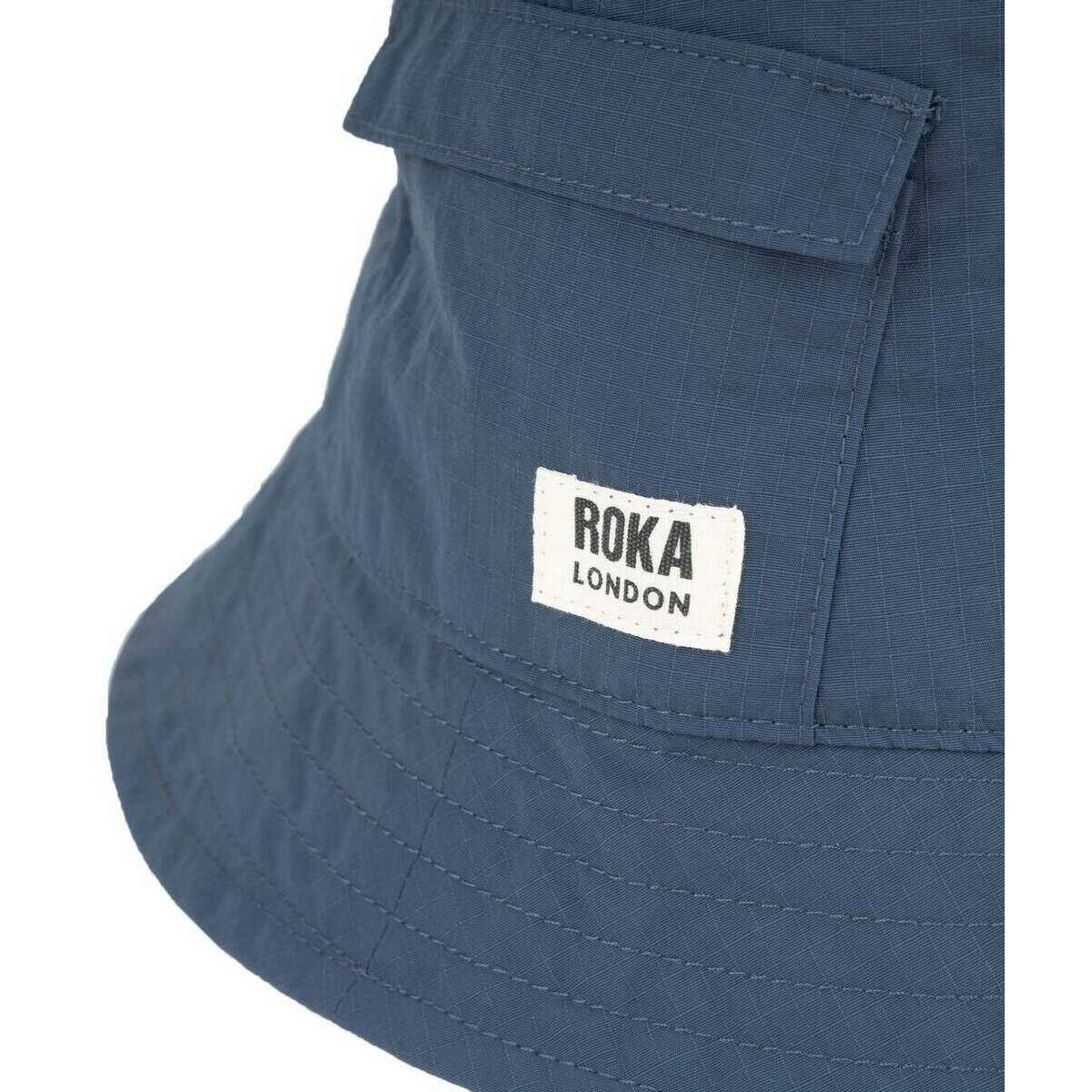 Roka Bedford Recycled Nylon Bucket Hat - Deep Blue - Image 5