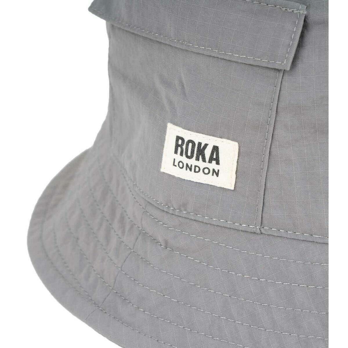 Roka Bedford Recycled Nylon Bucket Hat - Graphite Grey - Image 5