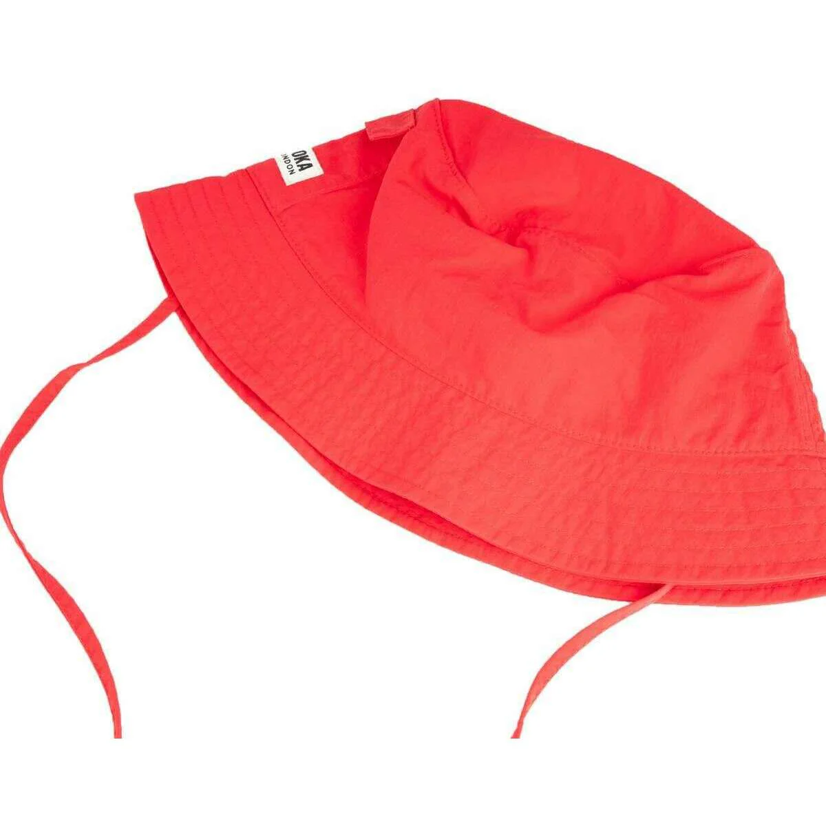 Roka Bedford Recycled Nylon Bucket Hat - Poppy Red - Image 3