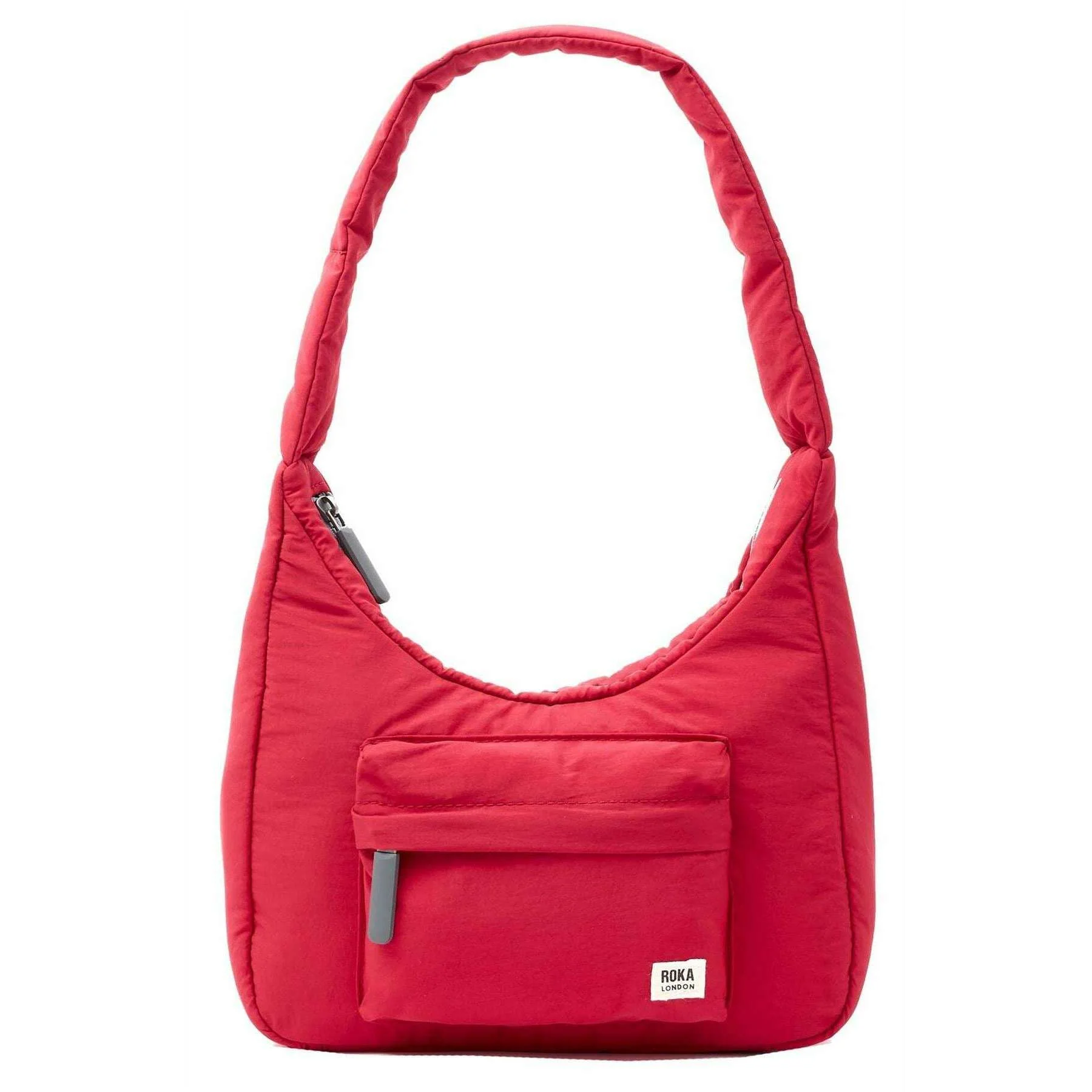 Roka Belsize Recycled Taslon Small Handbag - Chilli Red