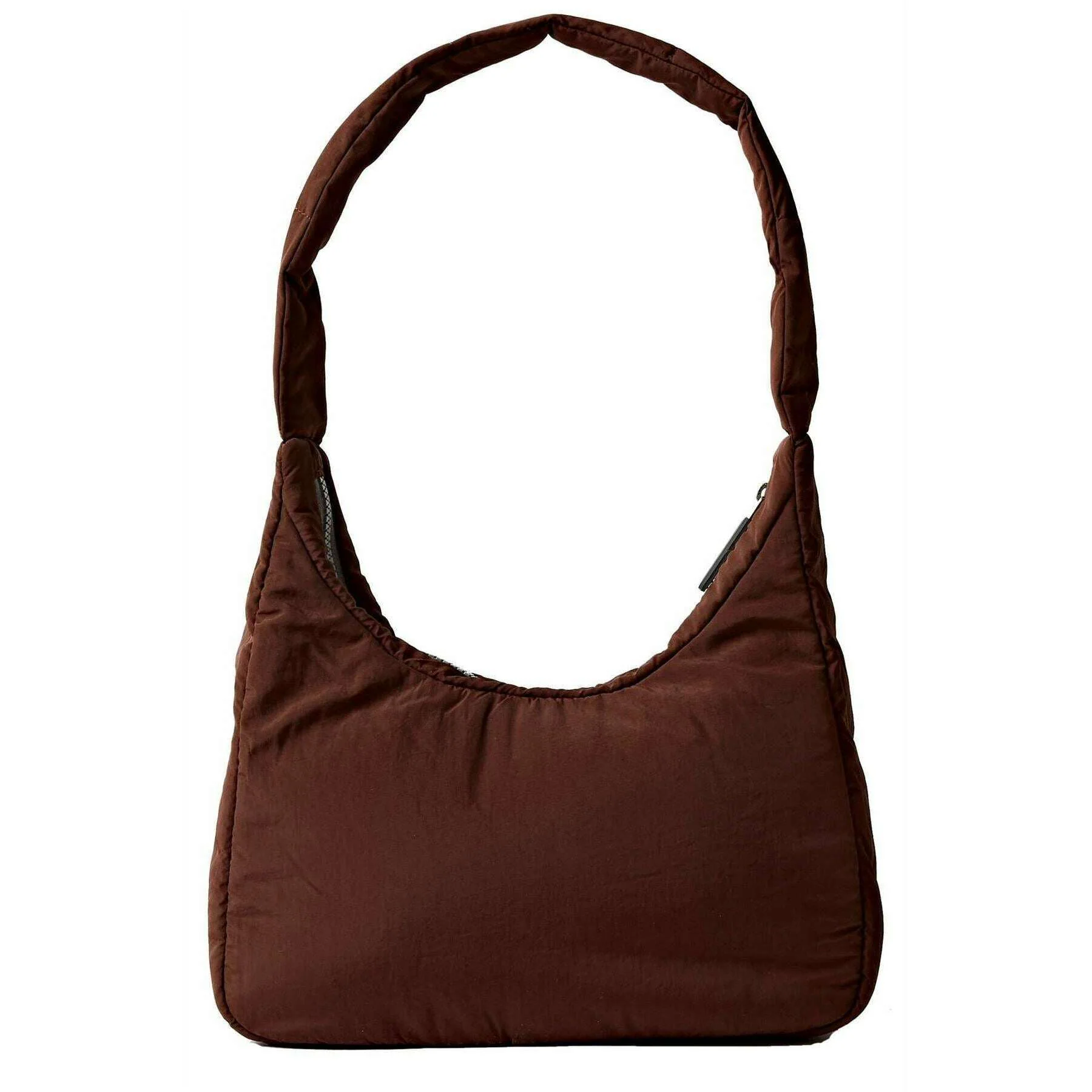 Roka Belsize Recycled Taslon Small Handbag - Chocolate Brown - Image 2