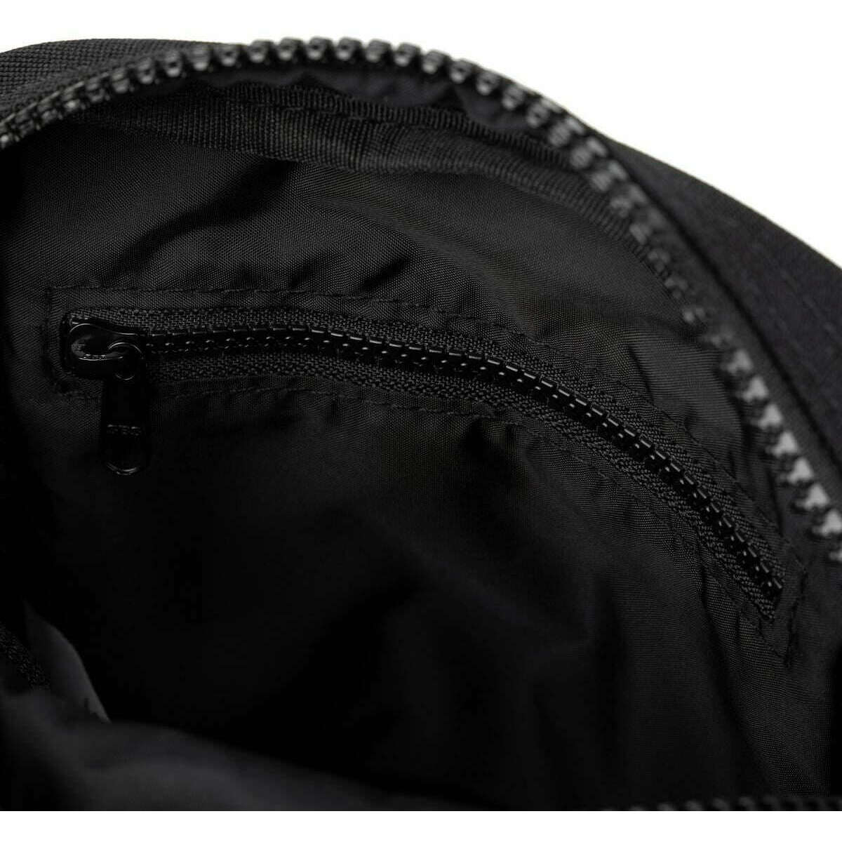 Roka Bond All Black Recycled Canvas Crossbody Bag - Ash Black - Image 3