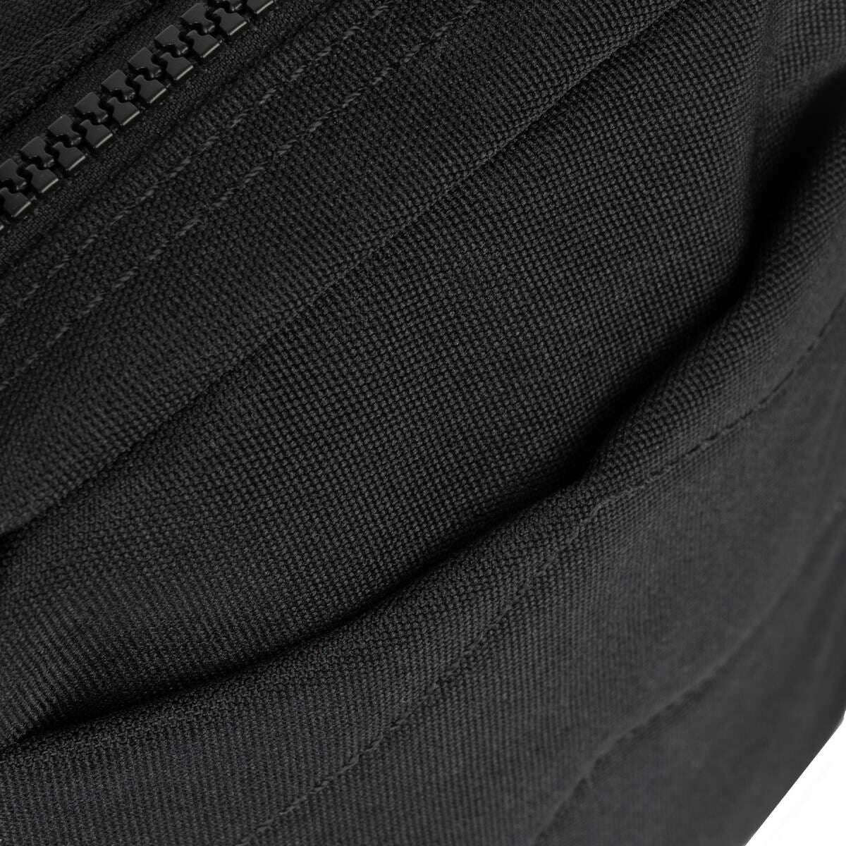 Roka Bond All Black Recycled Canvas Crossbody Bag - Ash Black - Image 7