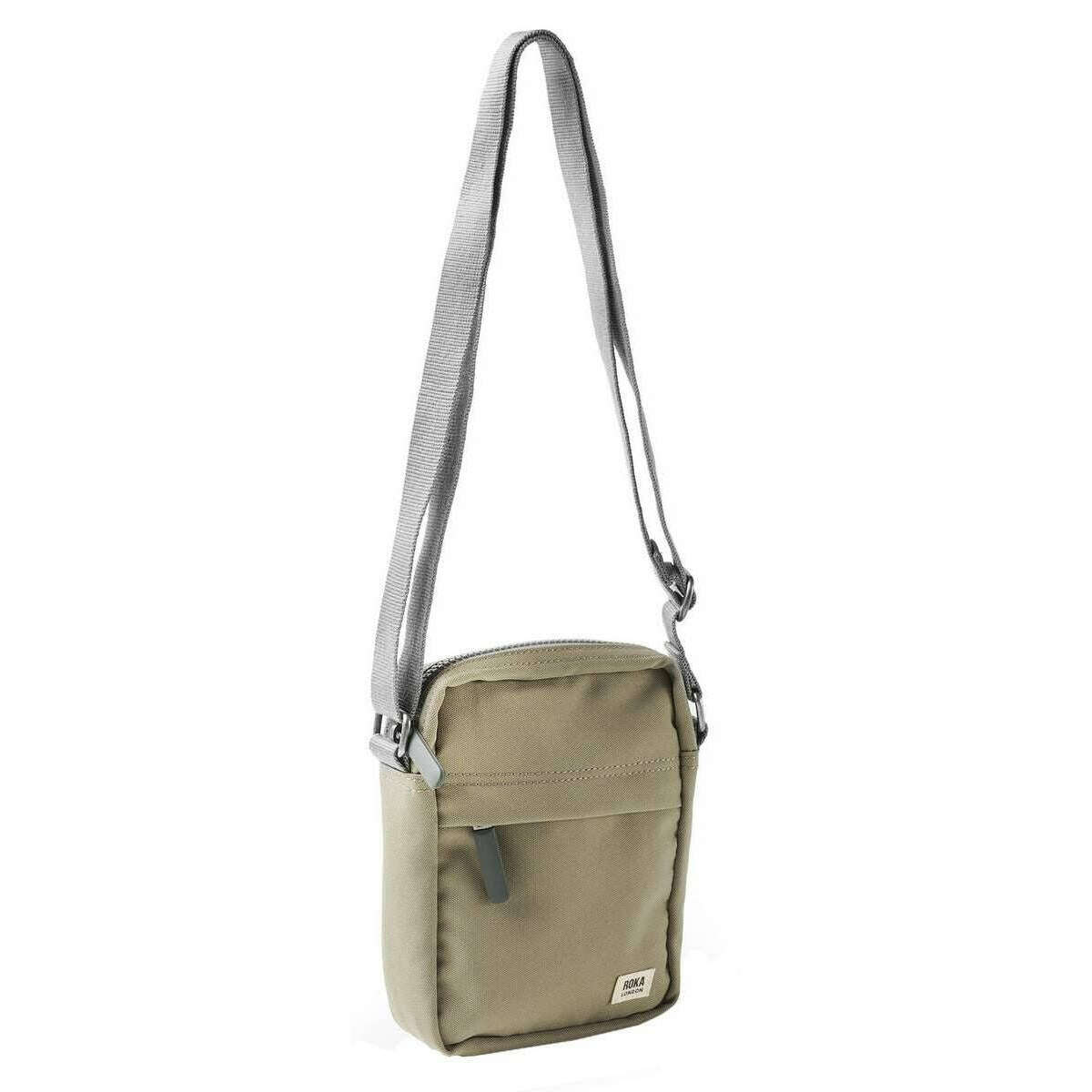 Roka Bond Recycled Canvas Crossbody Bag - Coriander Beige - Image 3