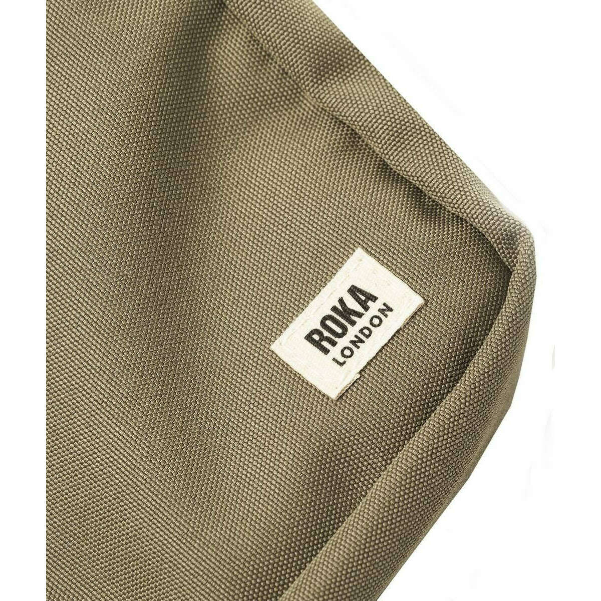 Roka Bond Recycled Canvas Crossbody Bag - Coriander Beige - Image 5