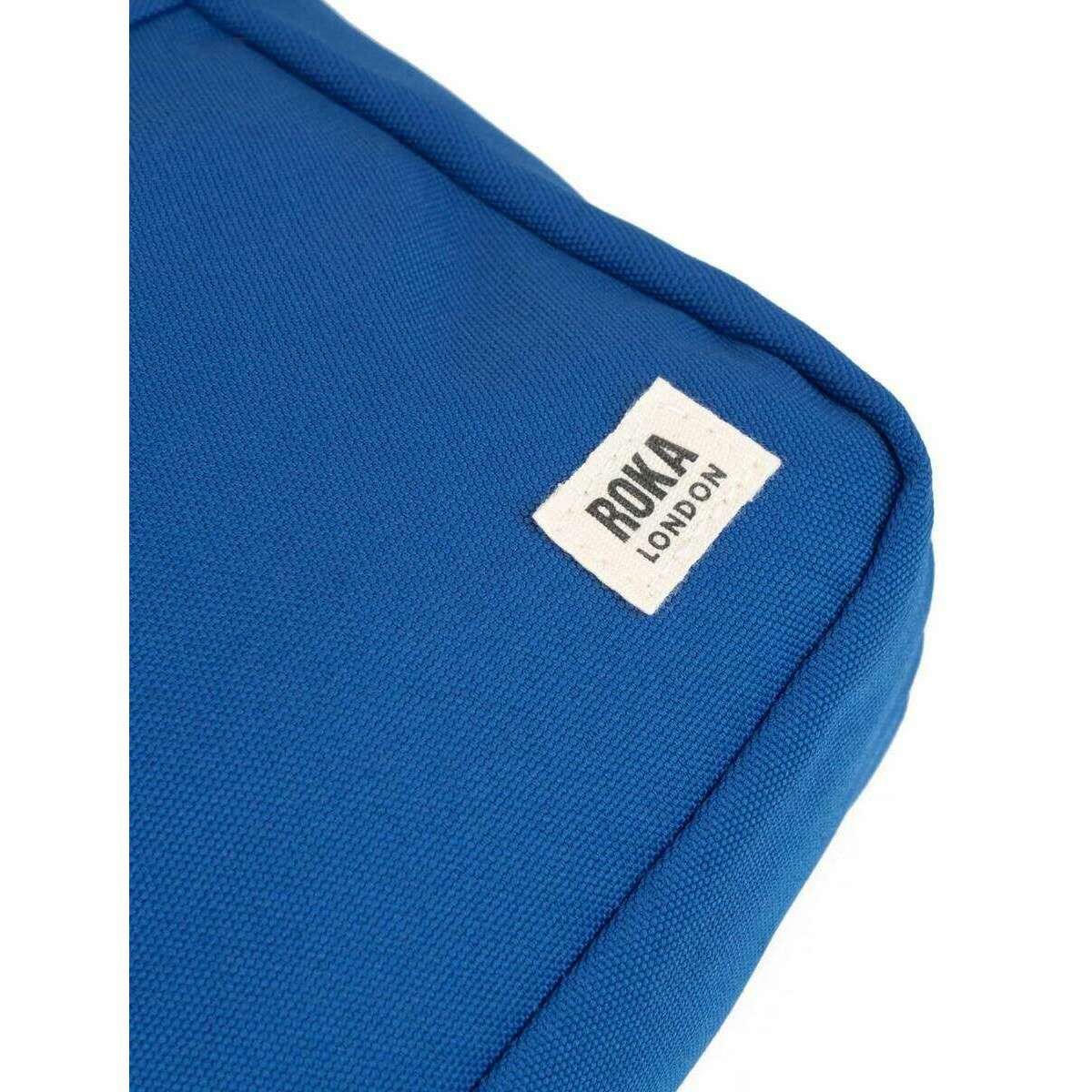 Roka Bond Recycled Canvas Crossbody Bag - Galactic Blue - Image 6