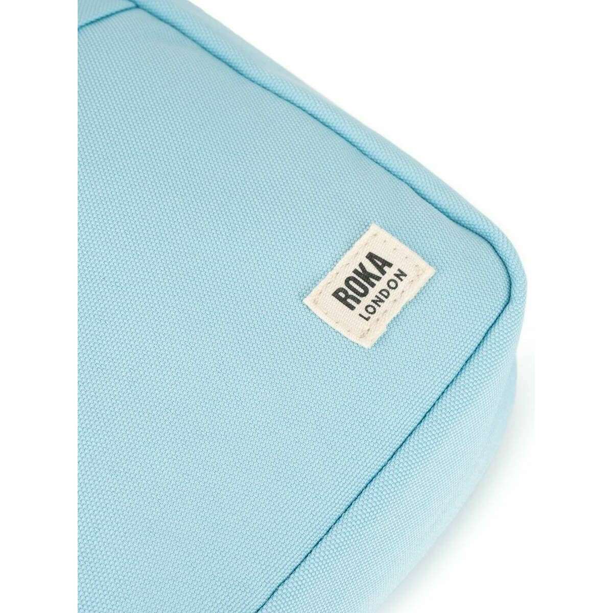 Roka Bond Recycled Canvas Crossbody Bag - Ice Blue - Image 7