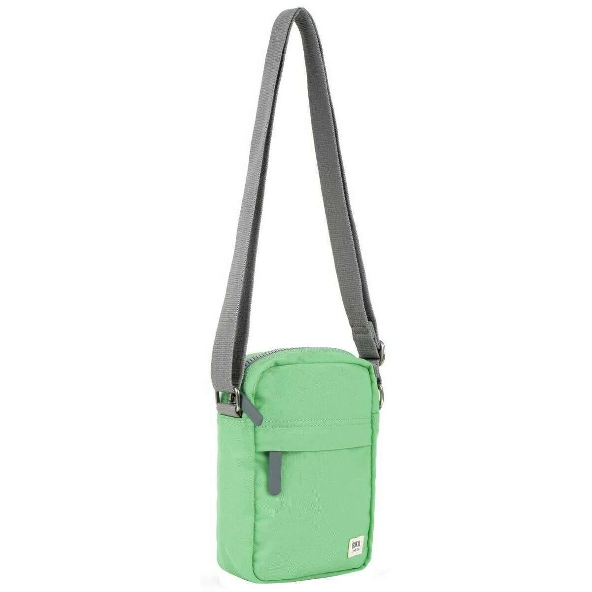 Roka Bond Recycled Canvas Crossbody Bag - Peppermint Green - Image 3