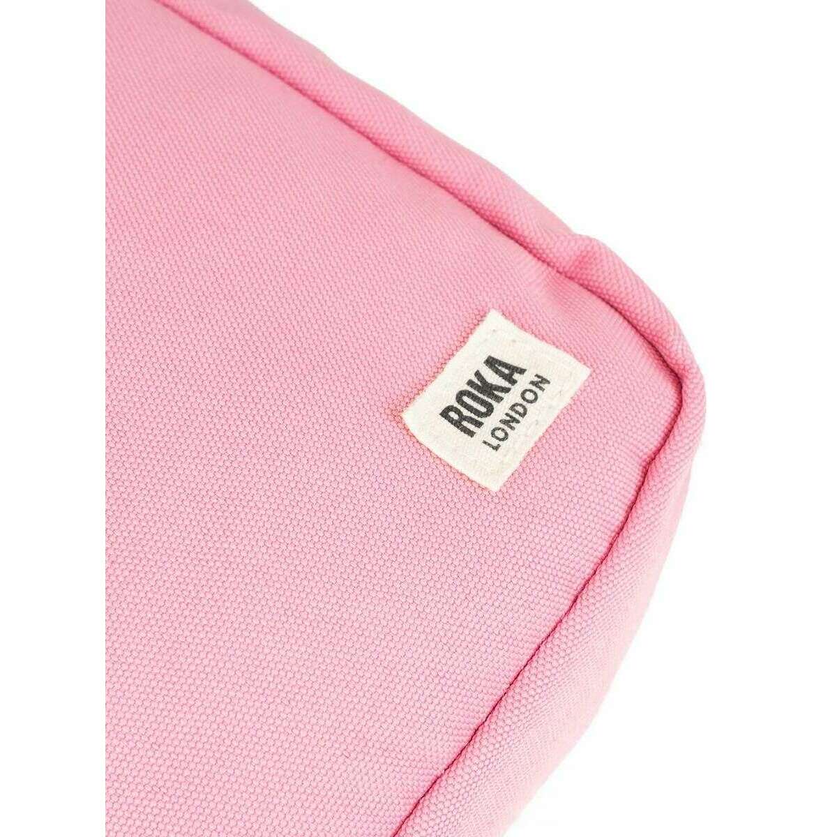 Roka Bond Recycled Canvas Crossbody Bag - Rose Pink - Image 6