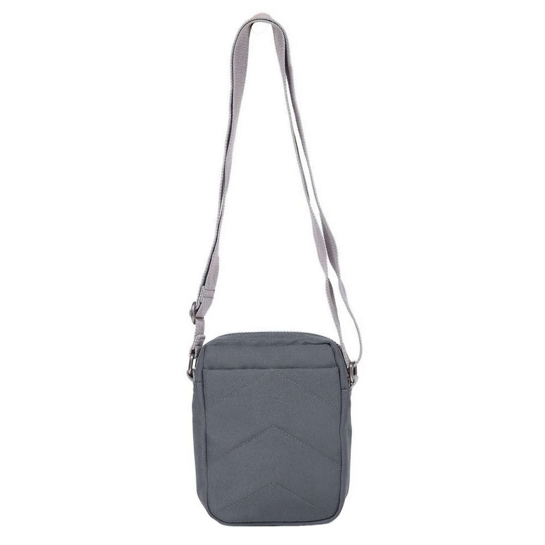 Roka Bond Small Recycled Canvas Crossbody Bag - Faded Black - Image 2