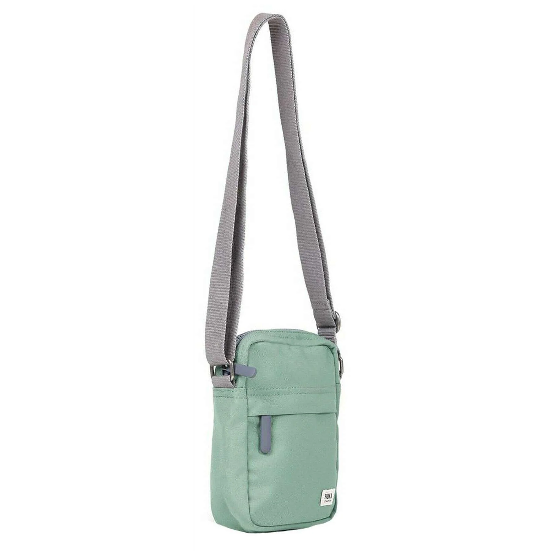 Roka Bond Small Recycled Canvas Crossbody Bag - Frost Green - Image 3