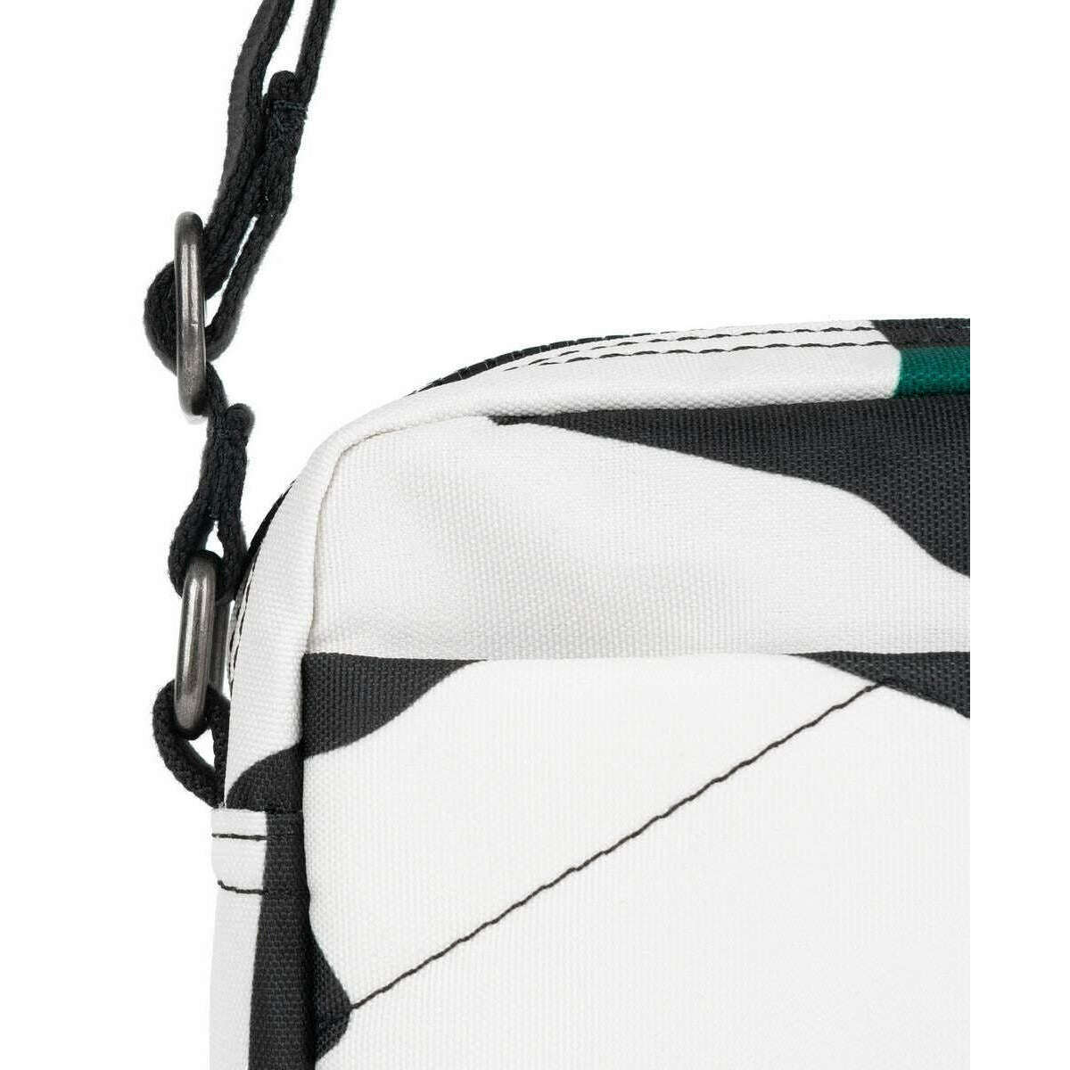 Roka Bond Urban Rose Camo Recycled Canvas Crossbody Bag - Green/White/Black - Image 5
