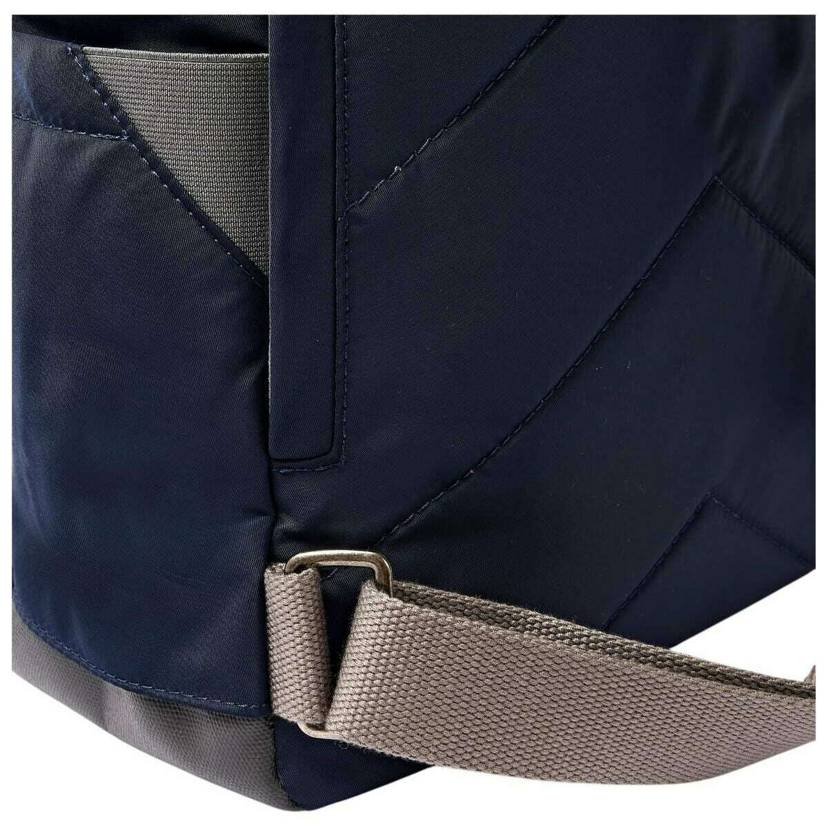 Roka Camden J Medium Recycled Nylon Backpack - Midnight Stripe Navy - Image 5