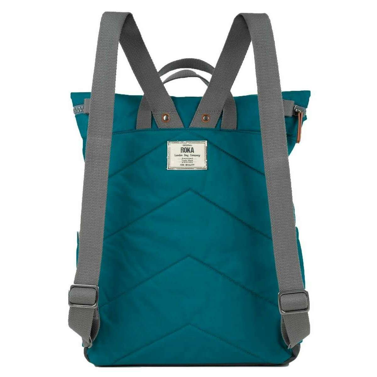 Roka Canfield B Large Sustainable Nylon Backpack - Marine Blue - Image 2