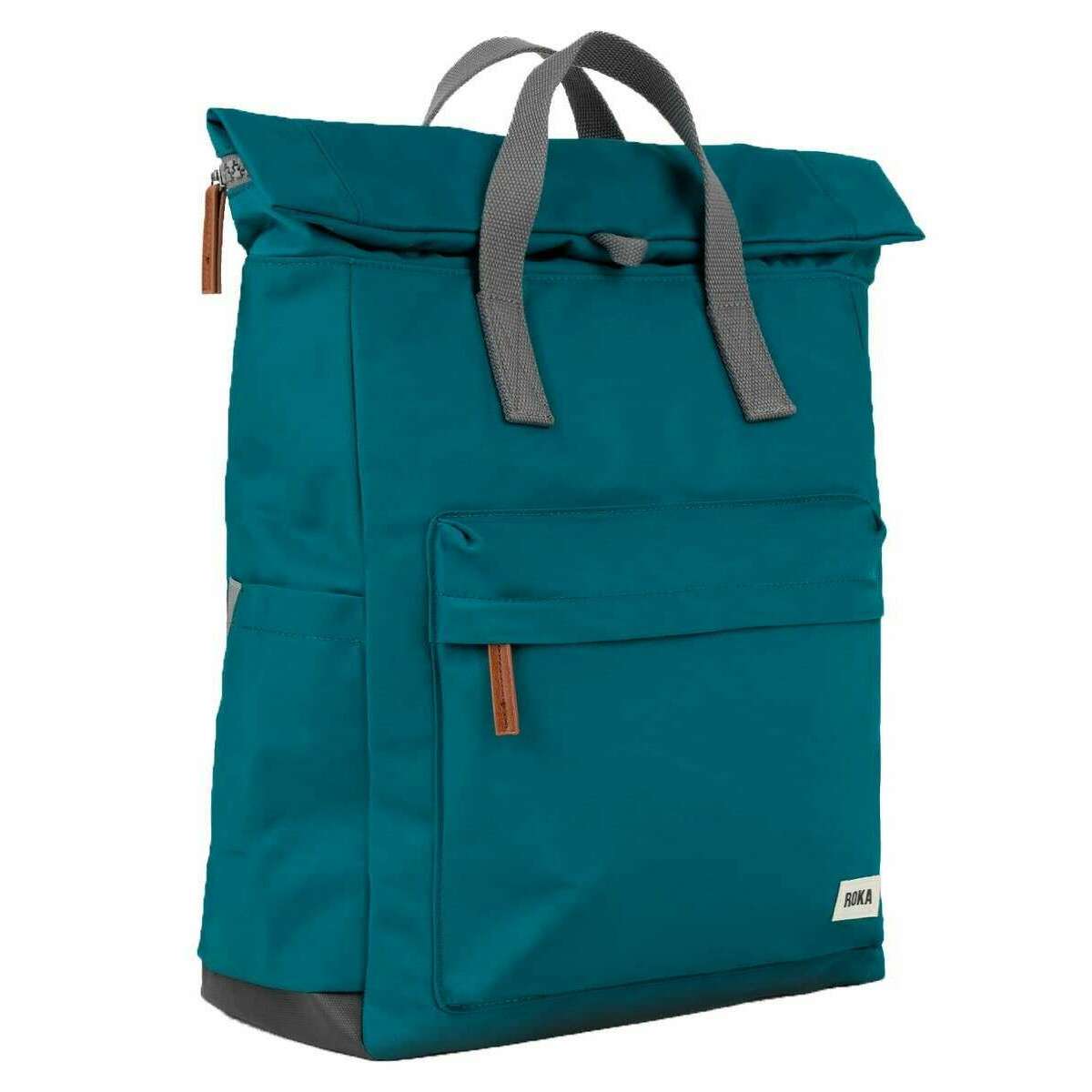 Roka Canfield B Large Sustainable Nylon Backpack - Marine Blue - Image 3