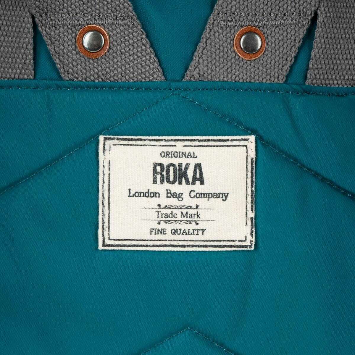 Roka Canfield B Large Sustainable Nylon Backpack - Marine Blue - Image 7