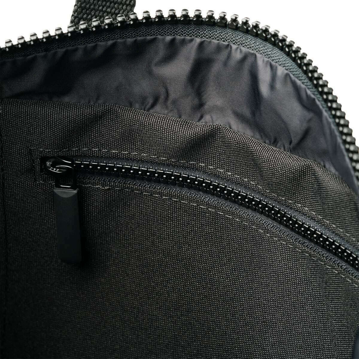 Roka Canfield B Medium All Black Recycled Canvas Backpack - Ash Black - Image 3