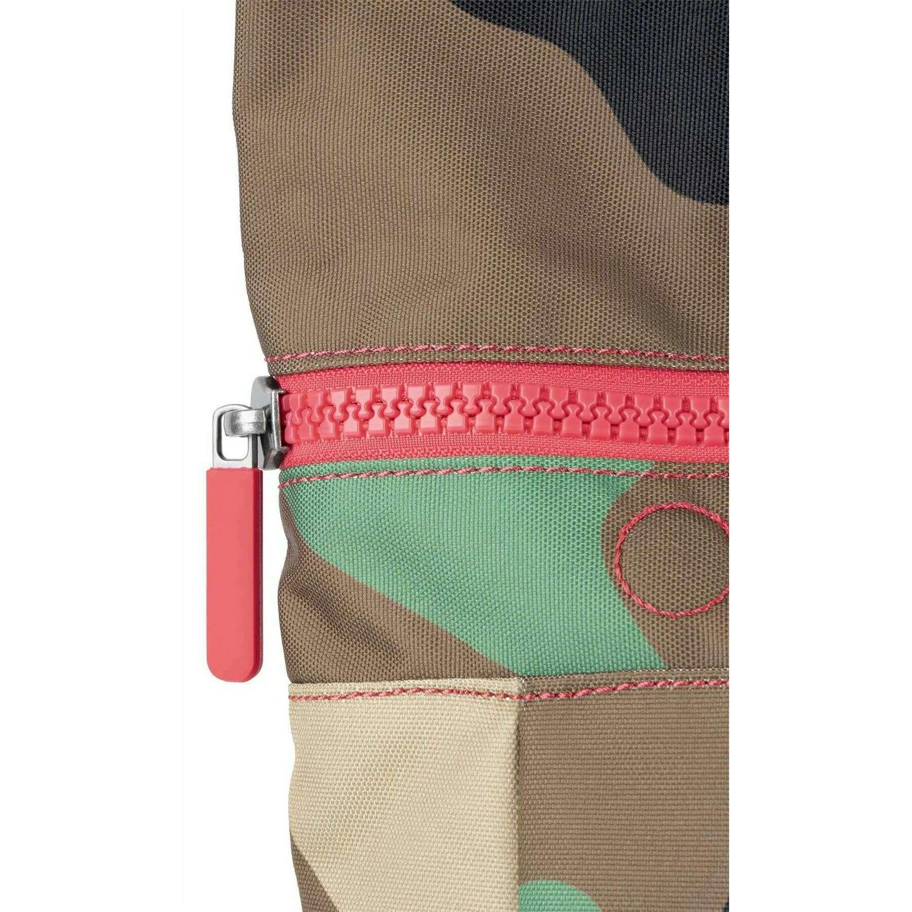 Roka Canfield B Medium Recycled Canvas Backpack - Vintage Camo Green - Image 6