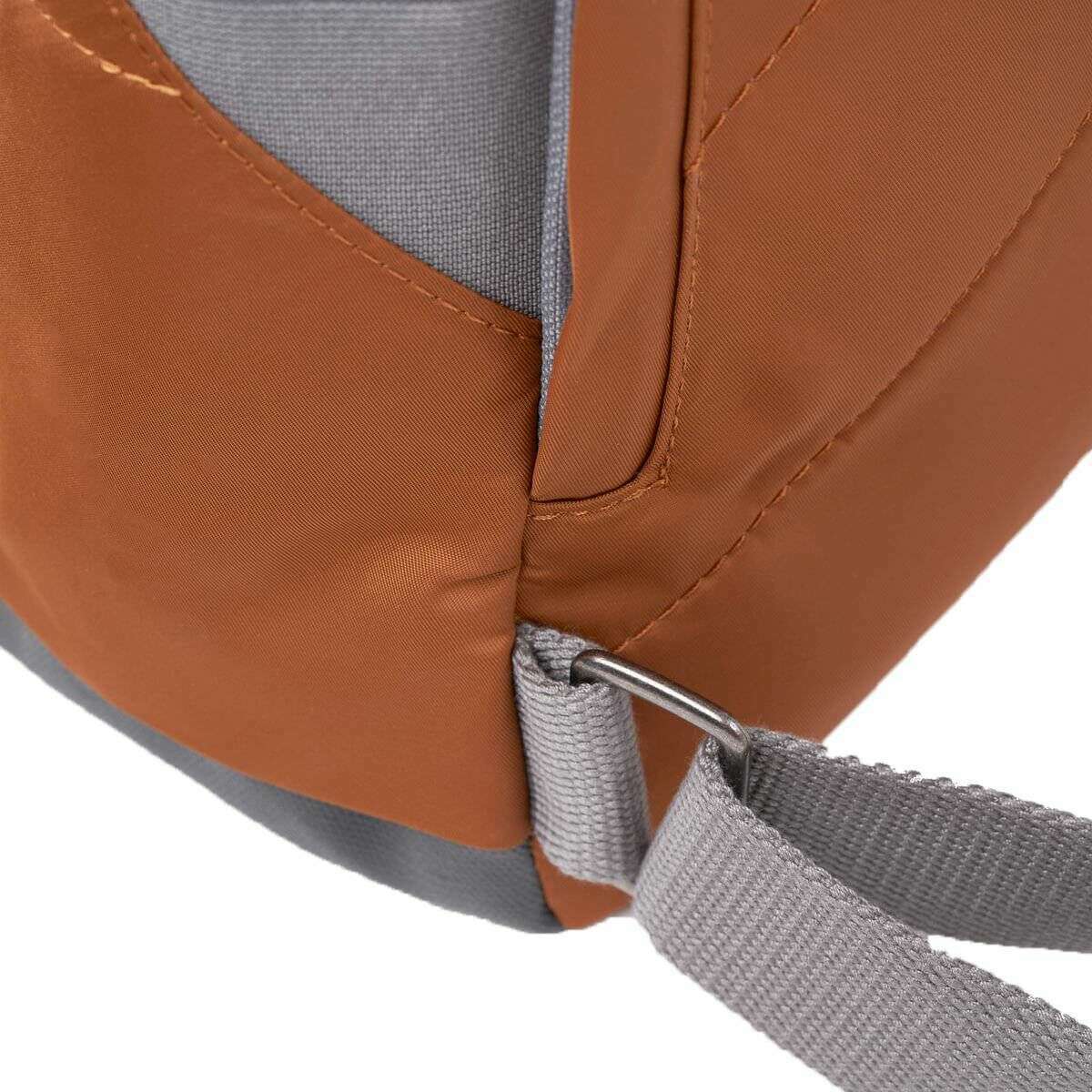 Roka Canfield B Medium Recycled Nylon Backpack - Bran Brown - Image 5