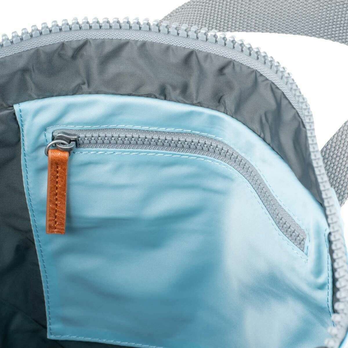 Roka Canfield B Medium Recycled Nylon Backpack - Canal Blue - Image 4