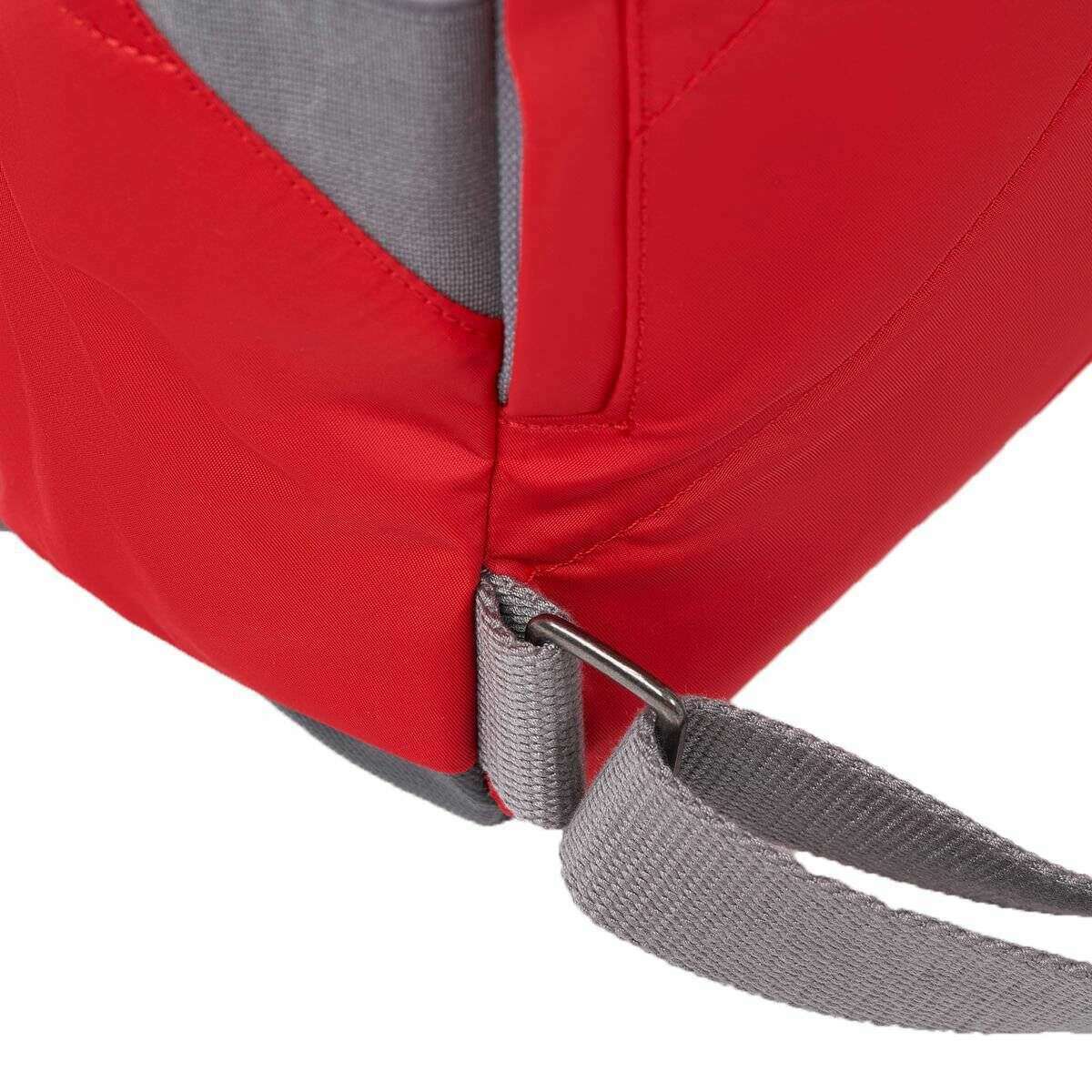 Roka Canfield B Medium Recycled Nylon Backpack - Chilli Oil Red - Image 5