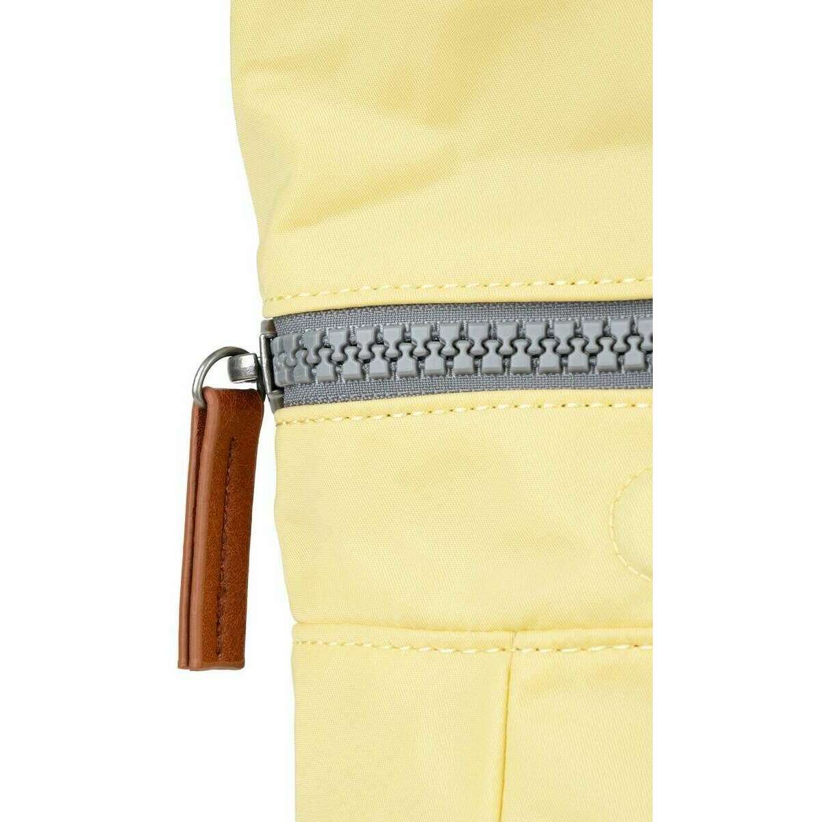 Roka Canfield B Medium Recycled Nylon Backpack - Citron Yellow - Image 6