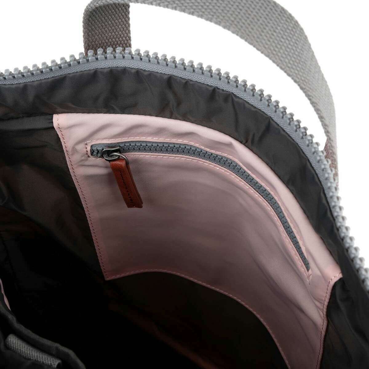 Roka Canfield B Medium Recycled Nylon Backpack - English Rose Pink - Image 4