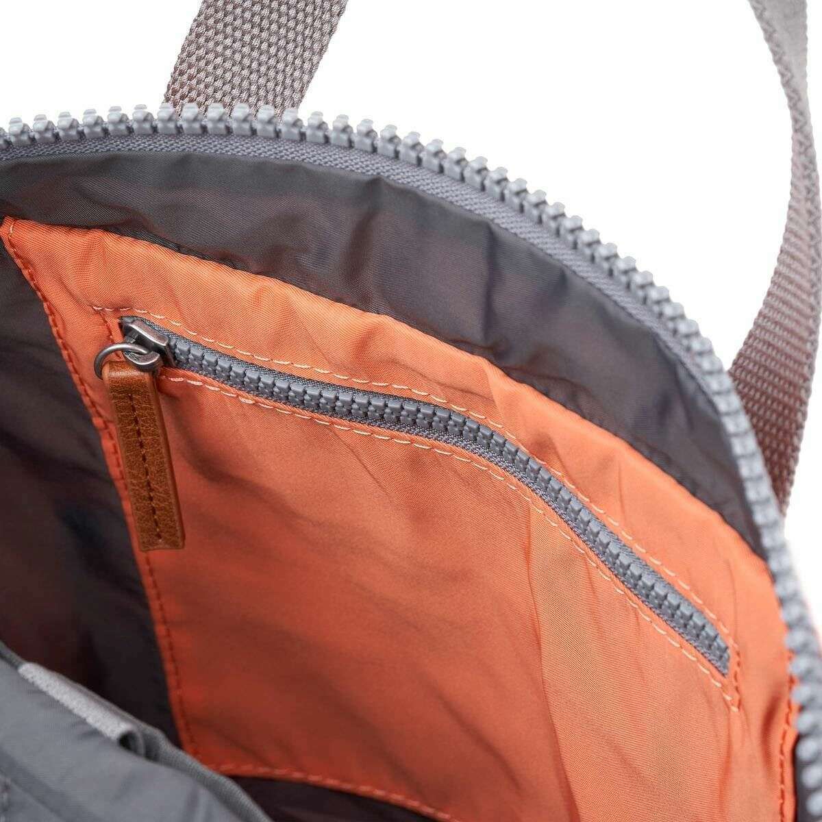 Roka Canfield B Medium Recycled Nylon Backpack - Firecracker Orange - Image 4