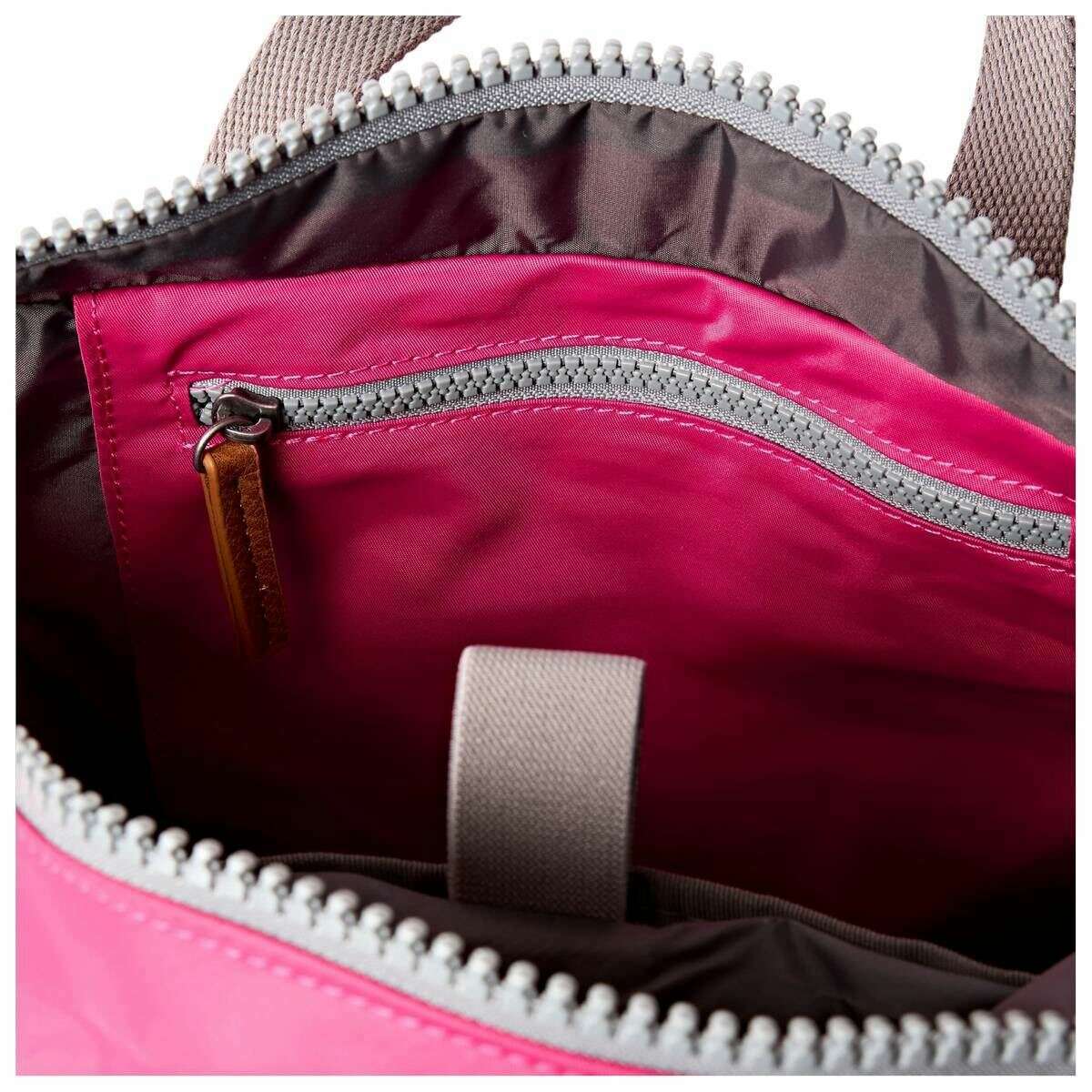 Roka Canfield B Medium Recycled Nylon Backpack - Granita Red - Image 4