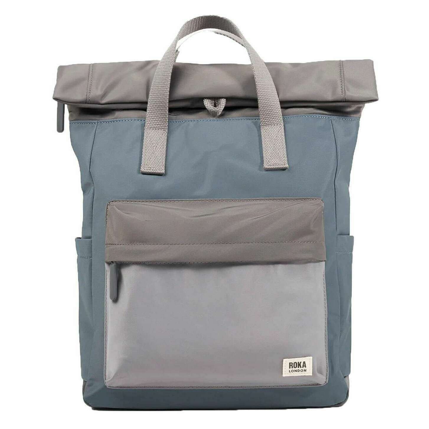 Roka Canfield B Medium Recycled Nylon Backpack - Grey Tonal