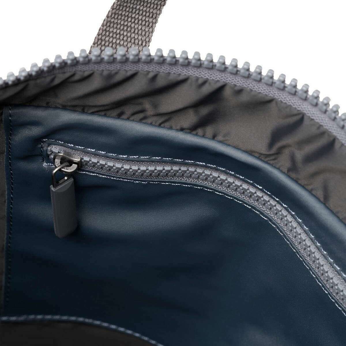 Roka Canfield B Medium Recycled Nylon Backpack - Grey Tonal - Image 4