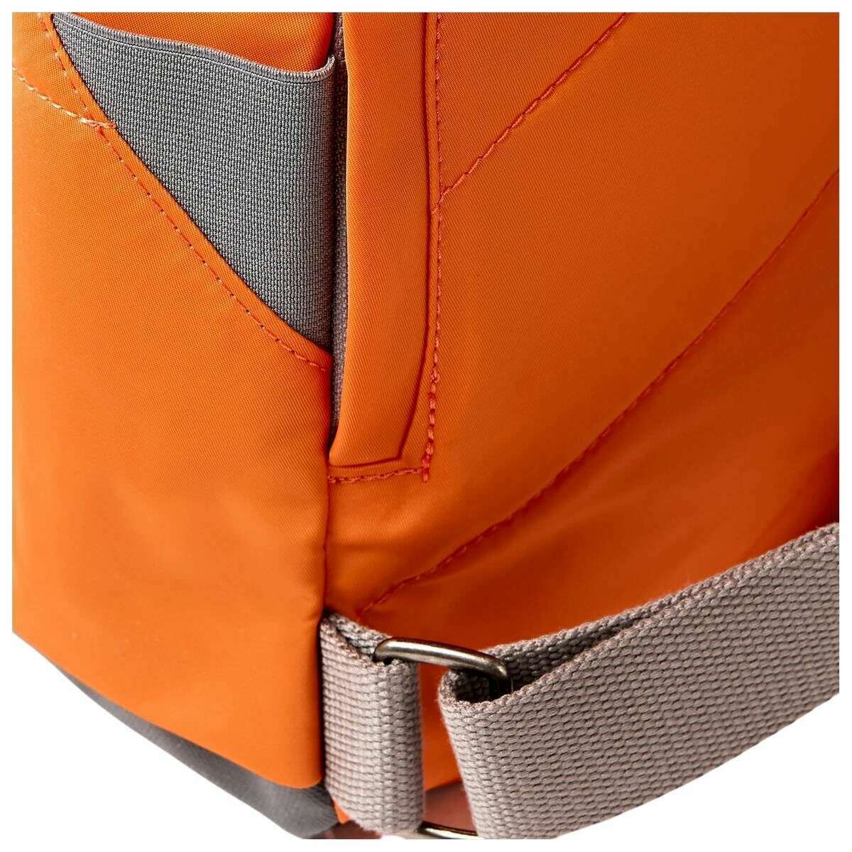 Roka Canfield B Medium Recycled Nylon Backpack - Jaffa Orange - Image 5