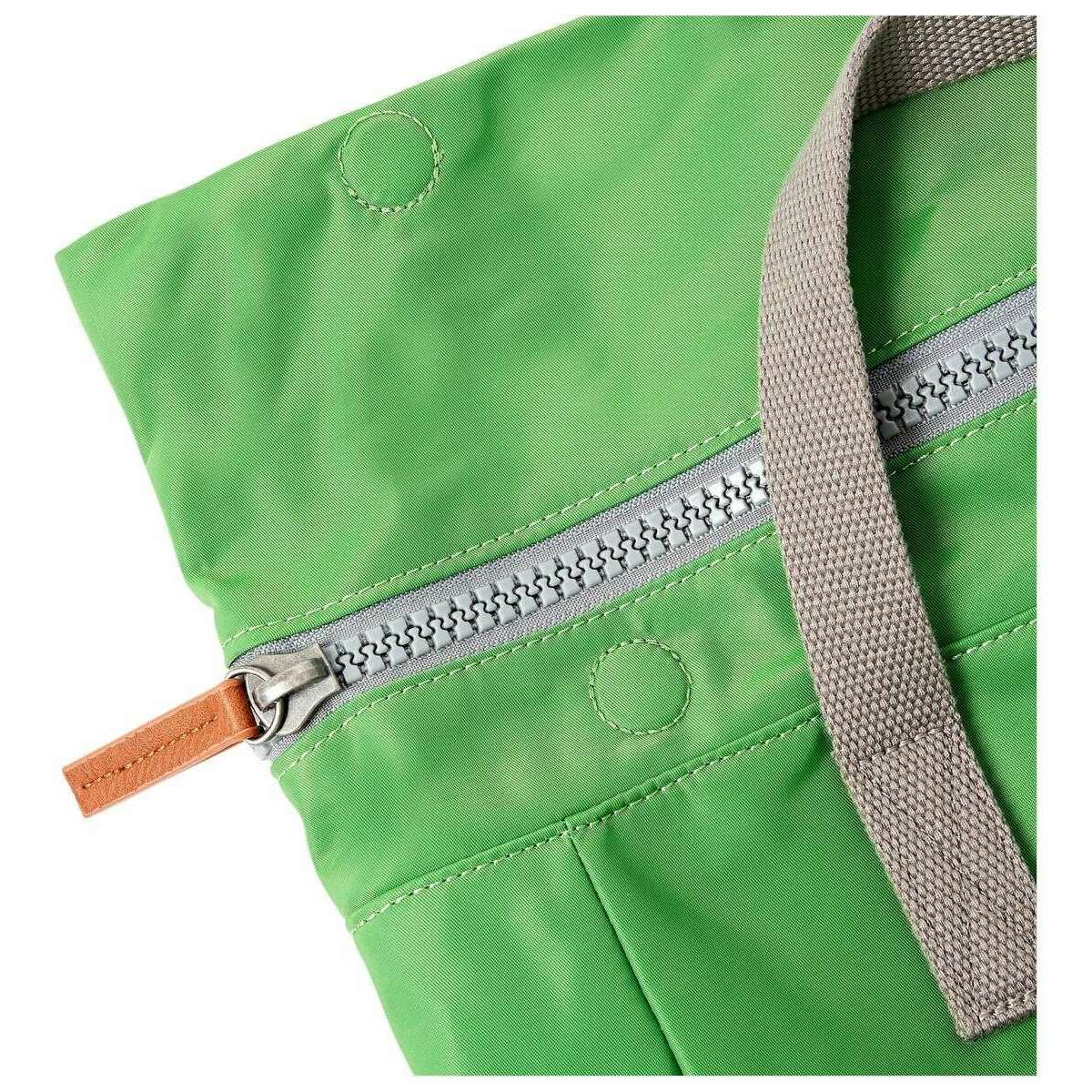 Roka Canfield B Medium Recycled Nylon Backpack - Online Lime Green - Image 7